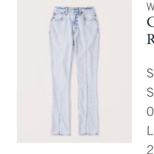 Abercrombie HemCurve Love High Rise Skinny Jean 27 Long